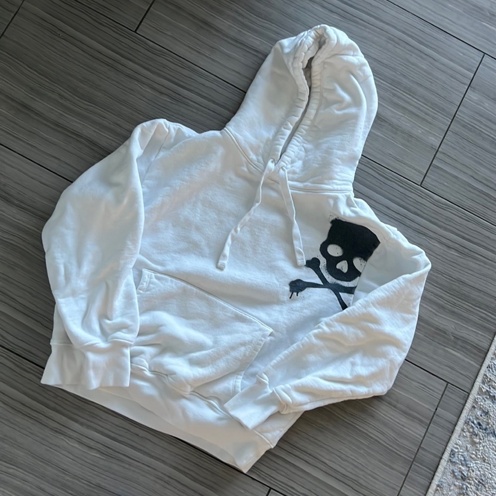 Soul x SoulCycle white hooded sweatshirt